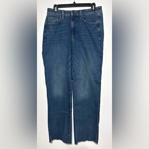 Chico’s The High Rise Straight Leg Jean Sequoia Indigo Size 6 NWT - Picture 4 of 7